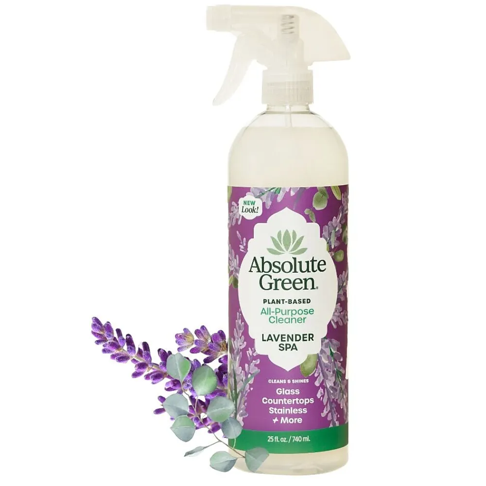 Absolute Green Natural Multipurpose Cleaner, Lavender Spa, 2/Pack (LAVAll-2PK)