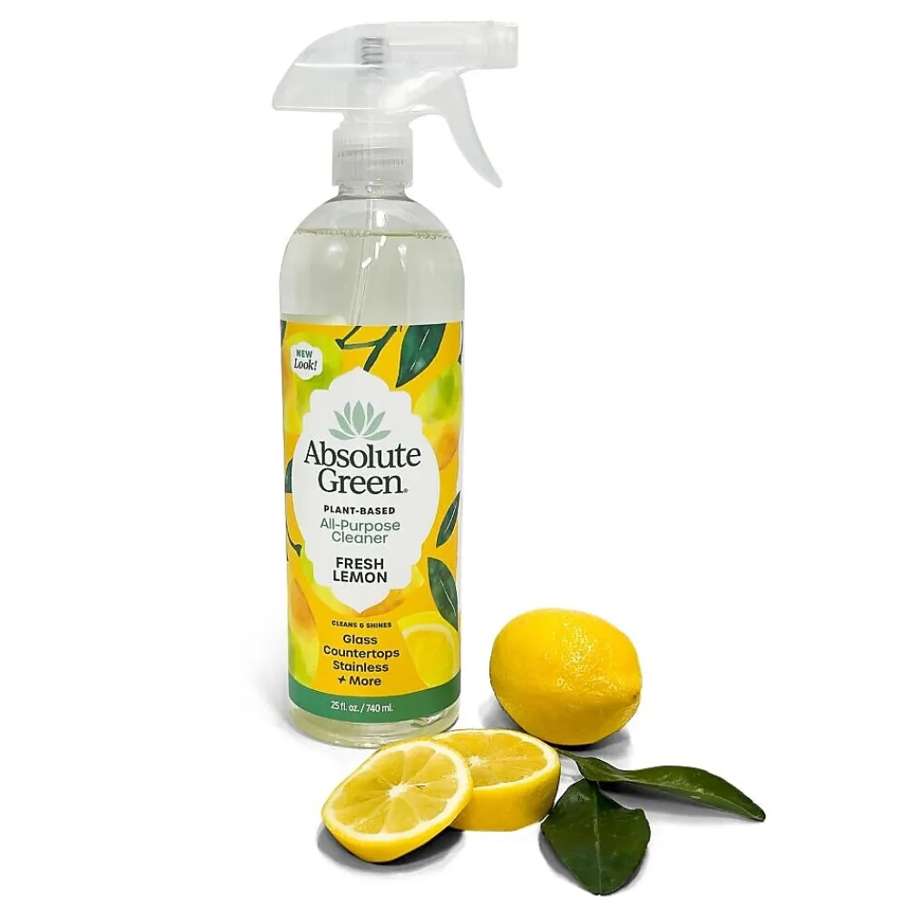 Absolute Green Natural Multipurpose Cleaner, Lemon, 2/Pack (LEMALL-2PK)