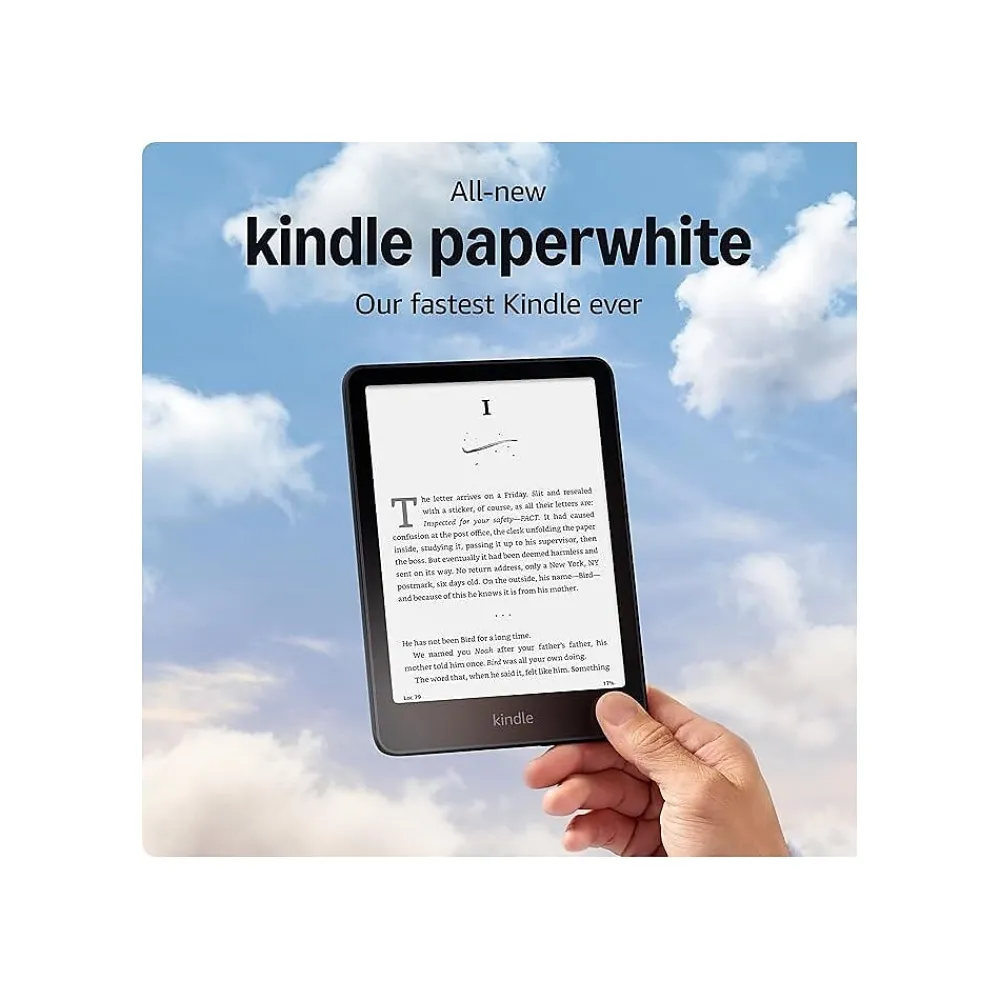 Amazon Kindle Paper 7" Tablet, WiFi, Fire OS, Black (53-034930)