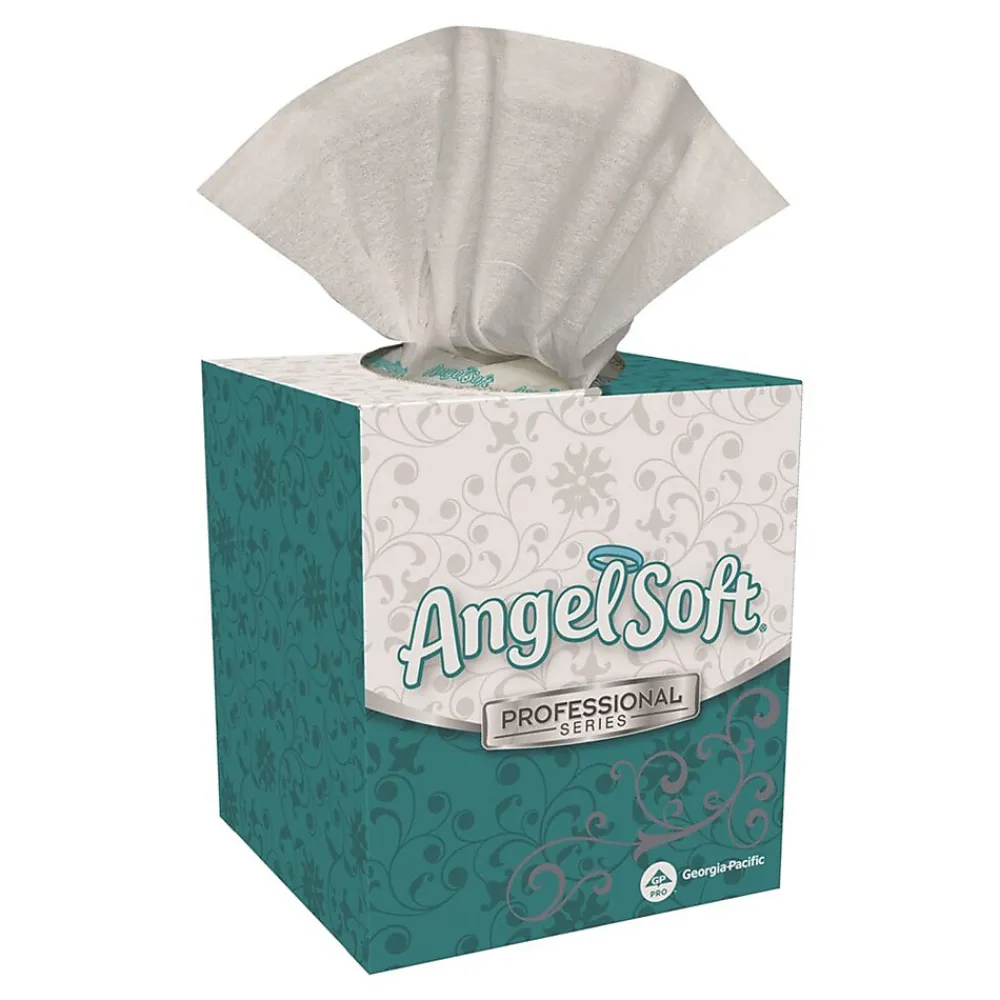 Angel Soft Professional Series  Facial Tissue, 2-ply, 96 Tissues/Box (46580)