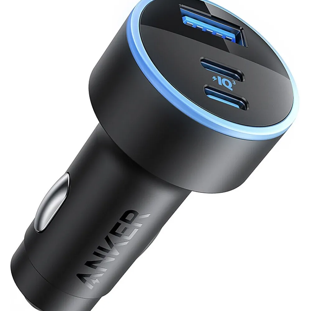 Anker 335 USB-C/USB-A Car Charger for Apple/Samsung, Black (A2736H11-1)