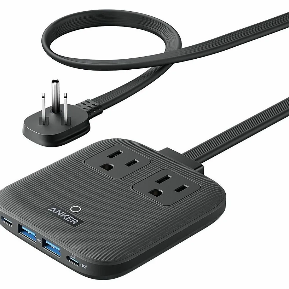 Anker Nano USB-A/USB-C Charging Station, 5 ft., Black (A9129111)