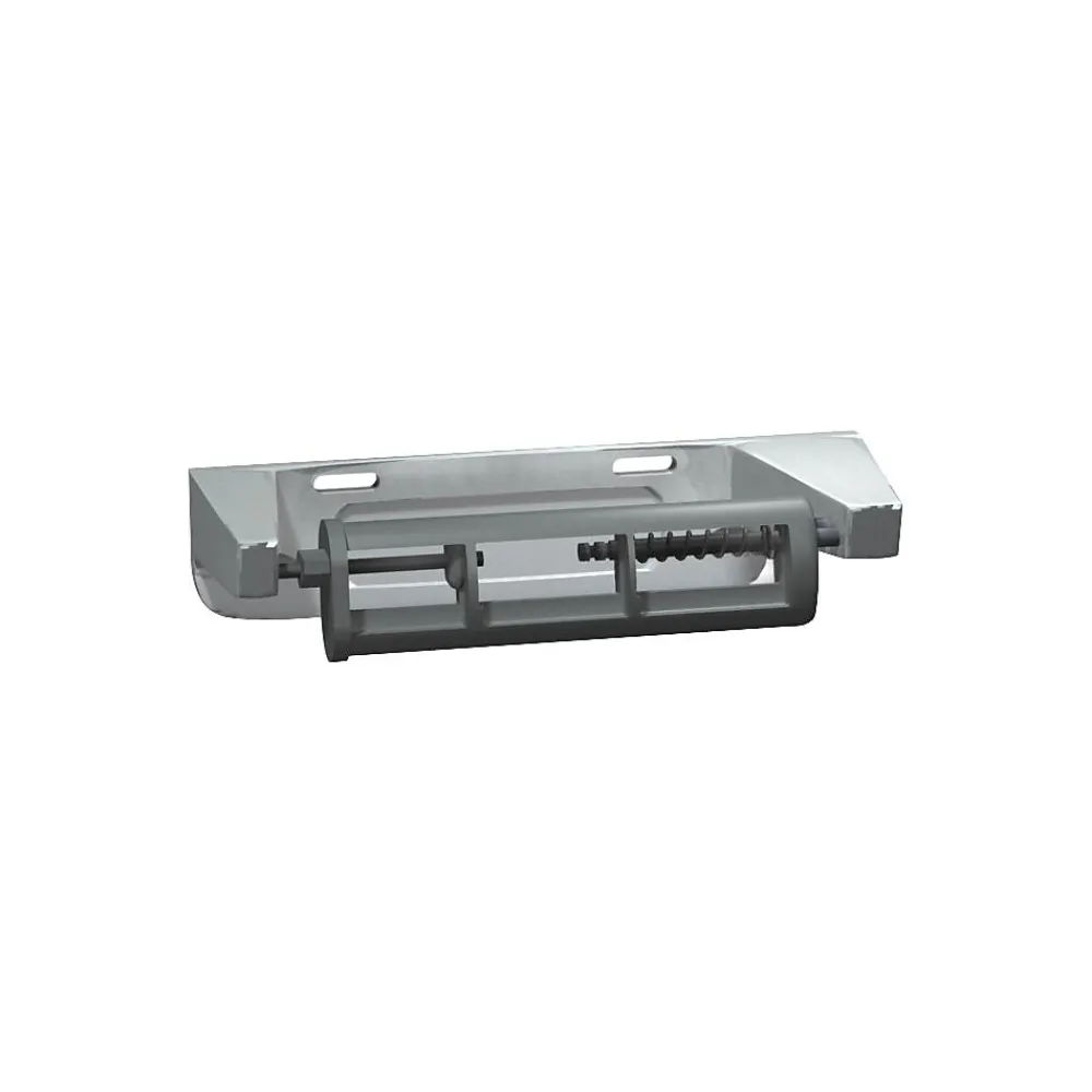 ASI Bathroom Tissue Dispenser, Single Roll, Heavy-duty Cast Aluminum, 6-9/16"L x 4-3/4"W x 1-3/4"H