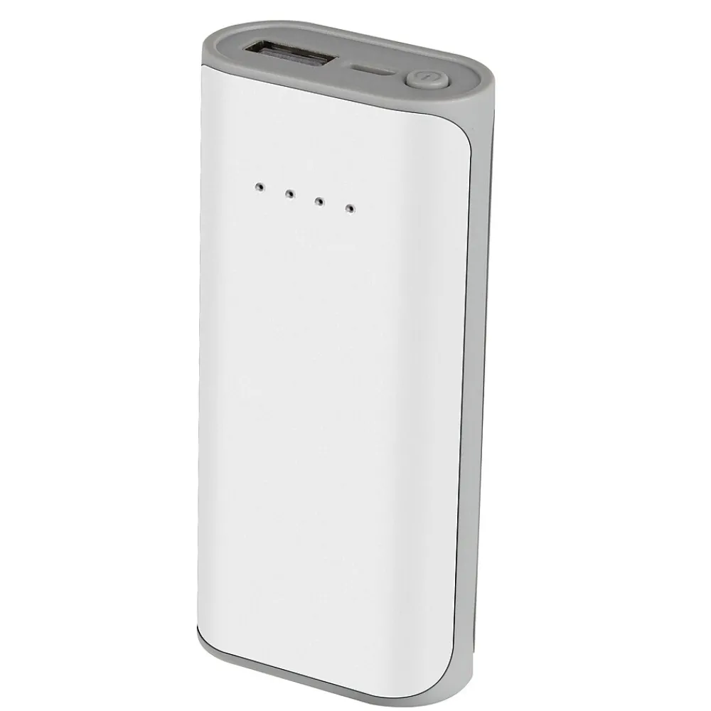 AT&T Portable Power Bank, 10,000 mAh, White, (BP100-WHT)