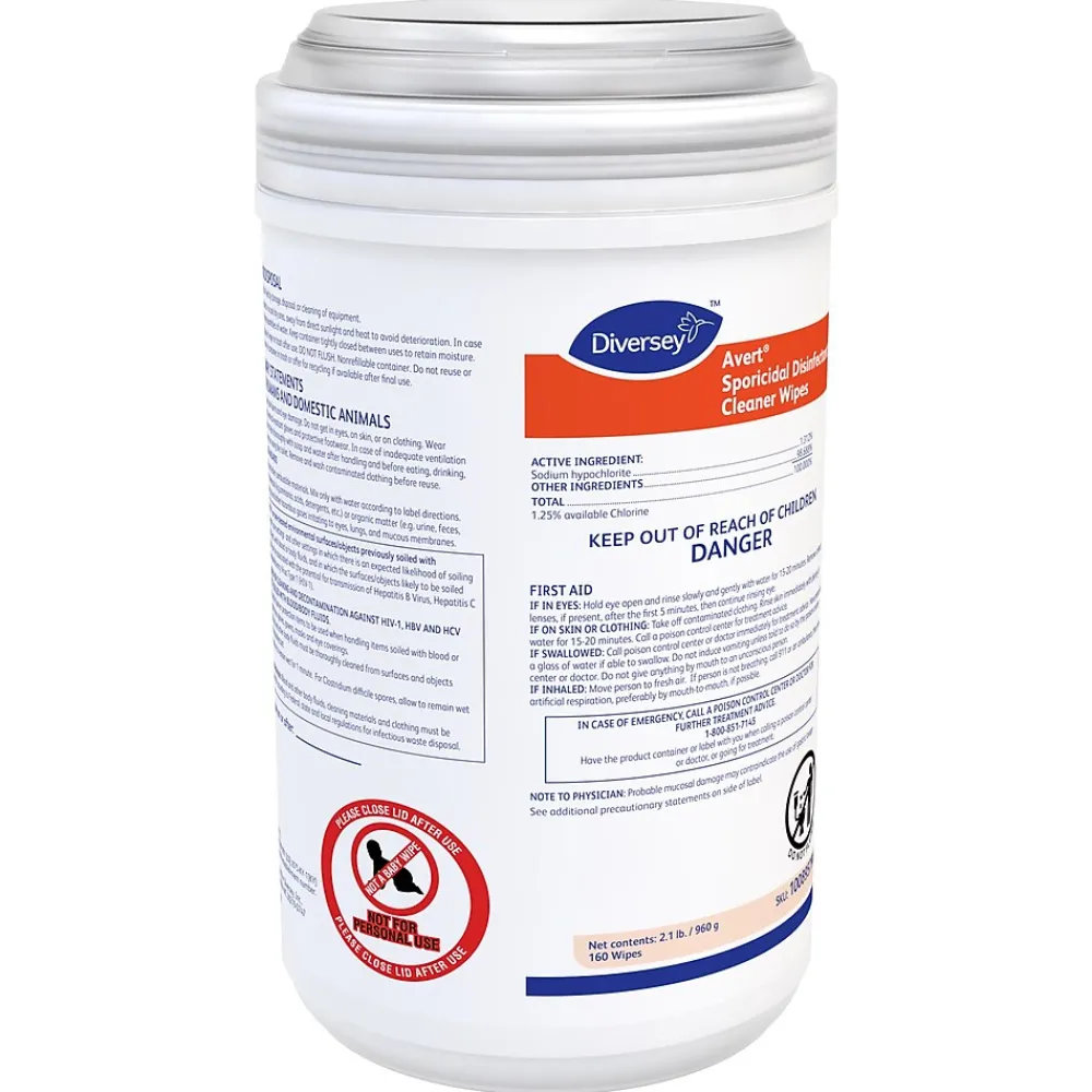 Avert Disinfecting Wipes, 160 Wipes/Container (100895790)