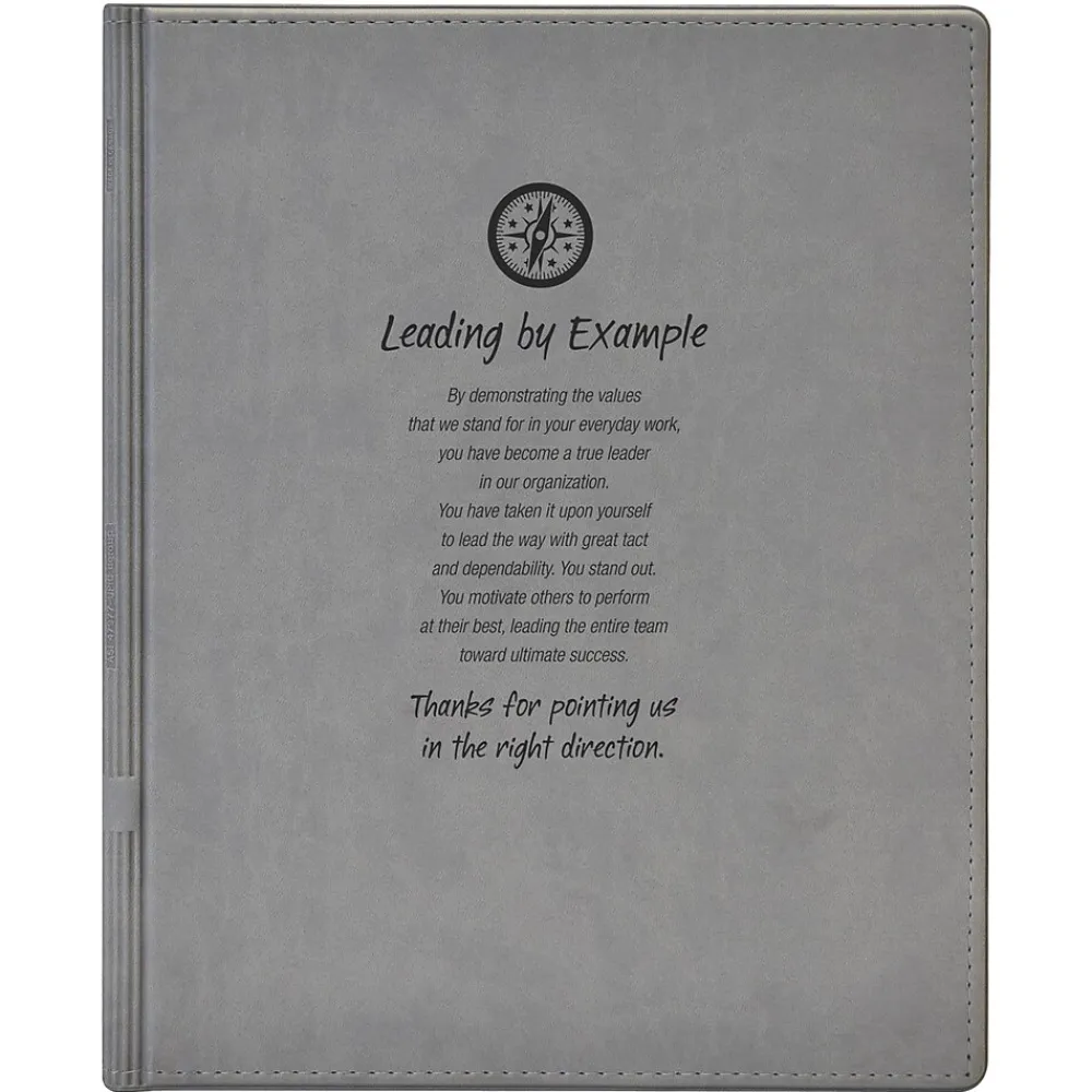 Baudville Padfolio, Gray (1390495CPS31)