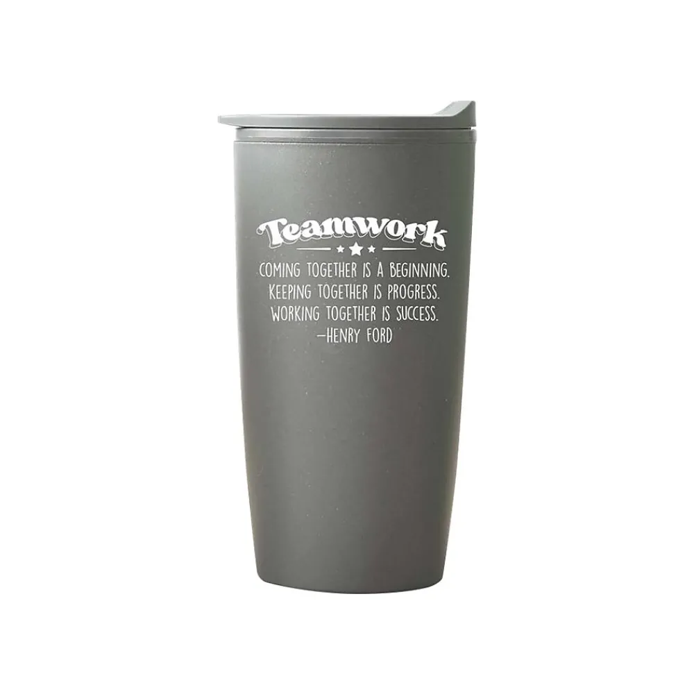 Baudville Value Wheat Harvest Tumbler, Gray, 20 oz. (95867)