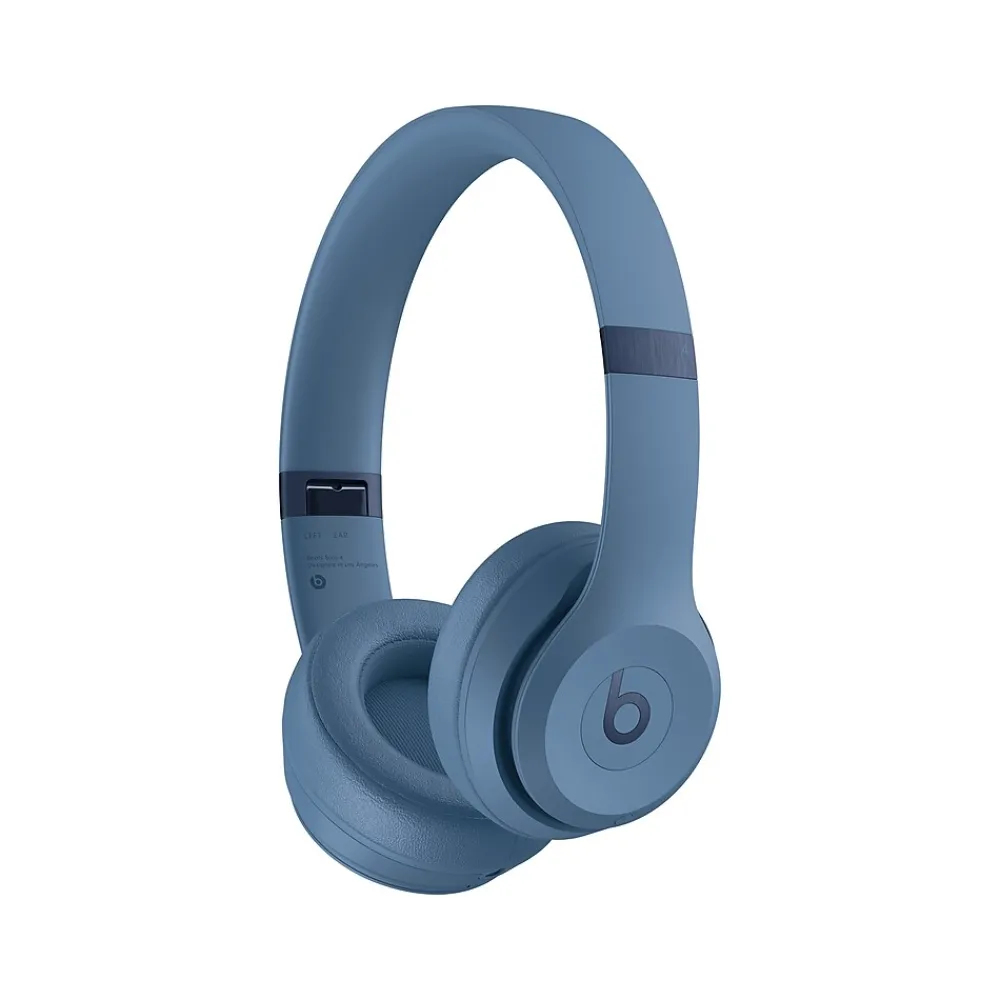 Beats Solo 4 Wireless On-Ear Headphones, Bluetooth, Slate Blue (MUW43LL/A)