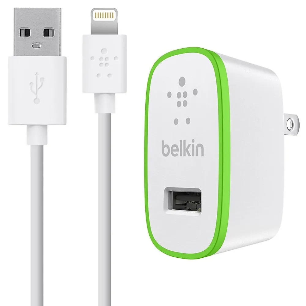 Belkin 2.1 Home charger 4ft Cable White