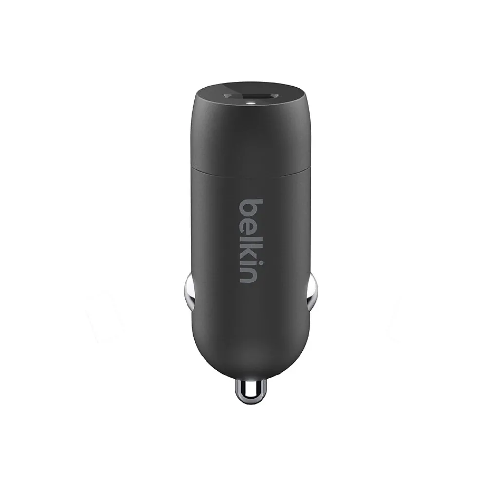 Belkin BoostCharge USB-C Car Charger, Black (CCA004BT1MBK-B6)