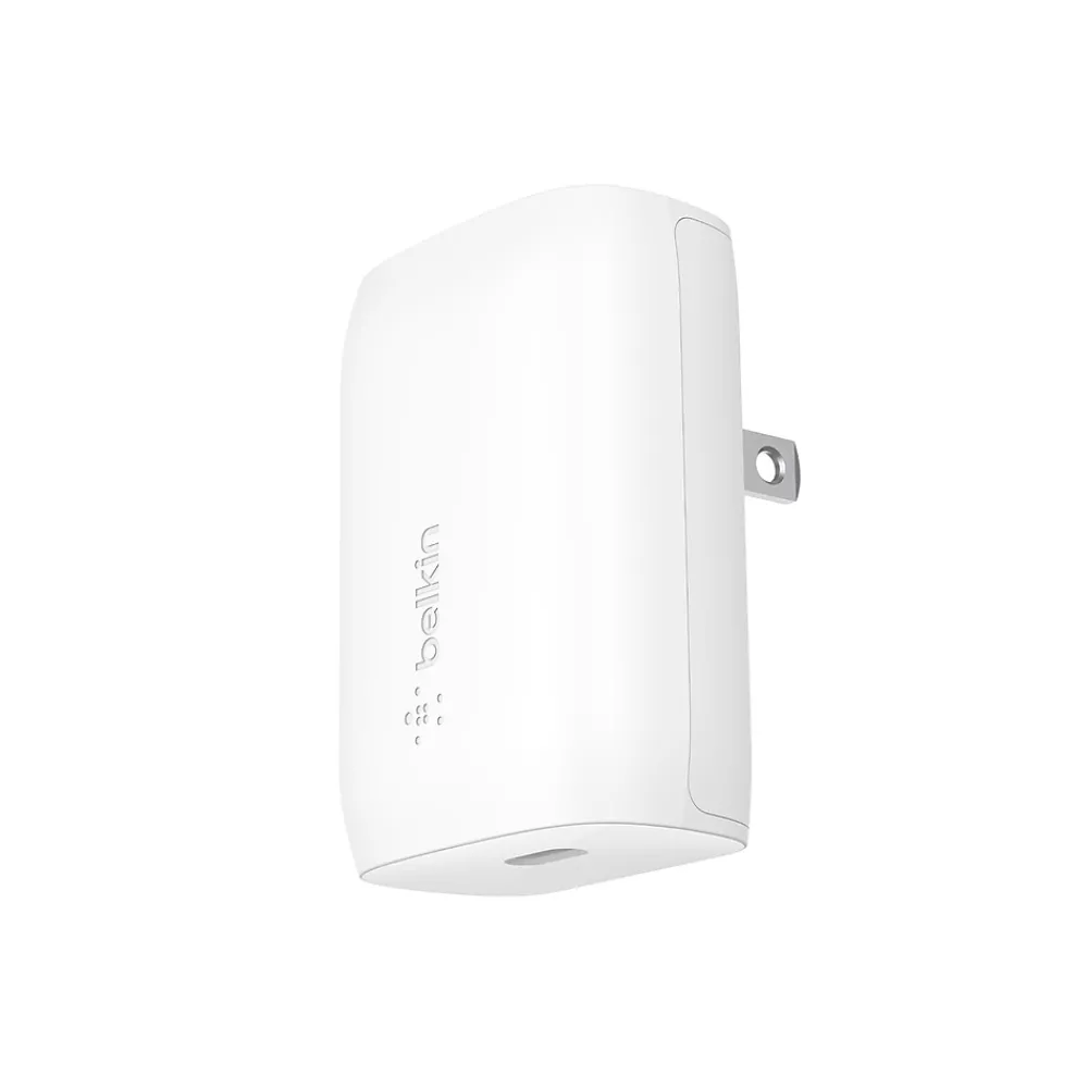 Belkin BOOST↑CHARGE 30W USB-C PD GaN Wall Charger, White (WCA005DQWH)