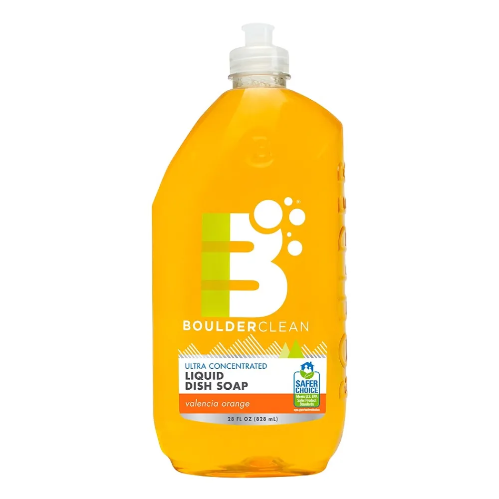 Boulder Clean Liquid Dish Soap, Valencia Orange, 28 oz. (003281EA)