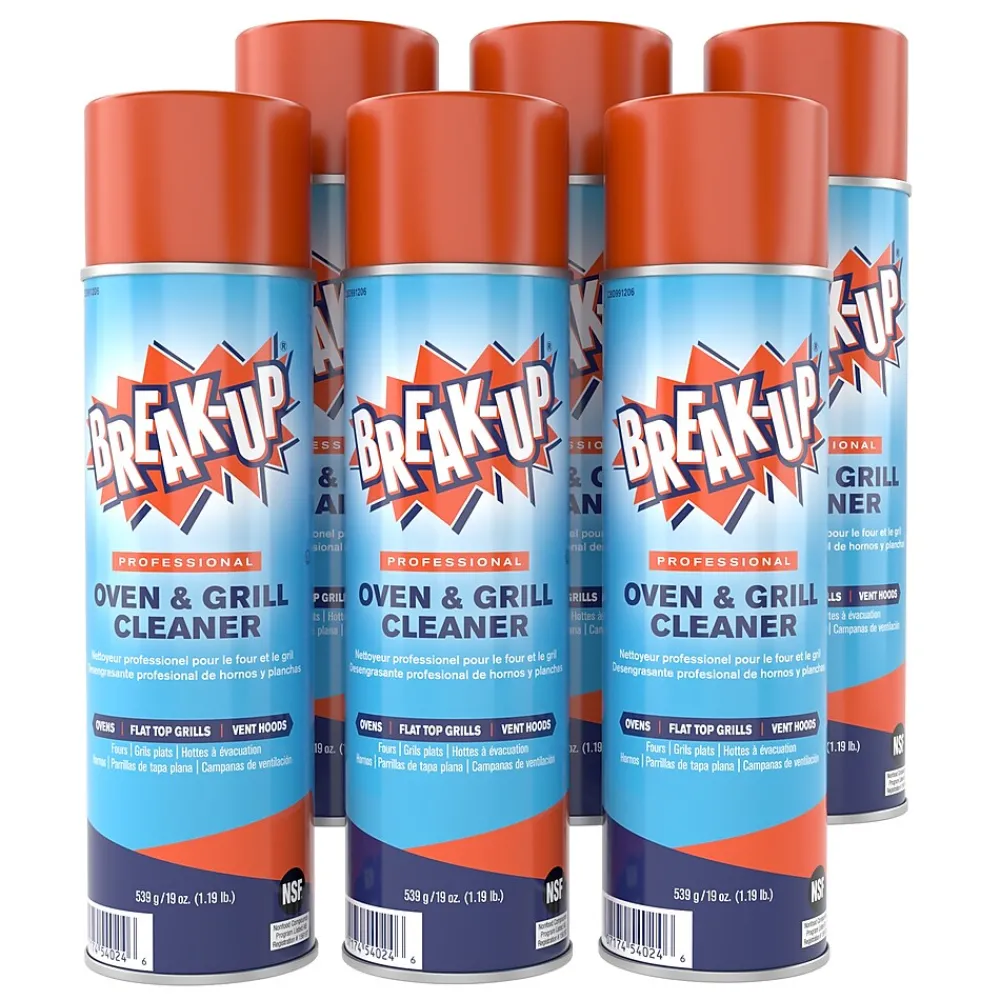 Break-Up Professional Kitchen & Oven Cleaner, 19 oz., 6/Carton (CBD991206)