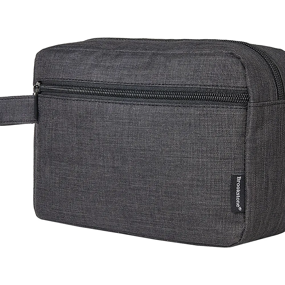 Brookstone 8.27" Fabric Travel Pouch, Black (BNDM0001)