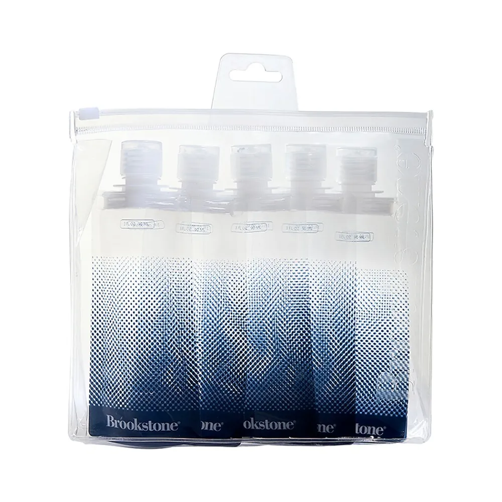 Brookstone EVA Tube Set, Clear/Blue, 3 Fl. Oz. (BNBS0002)