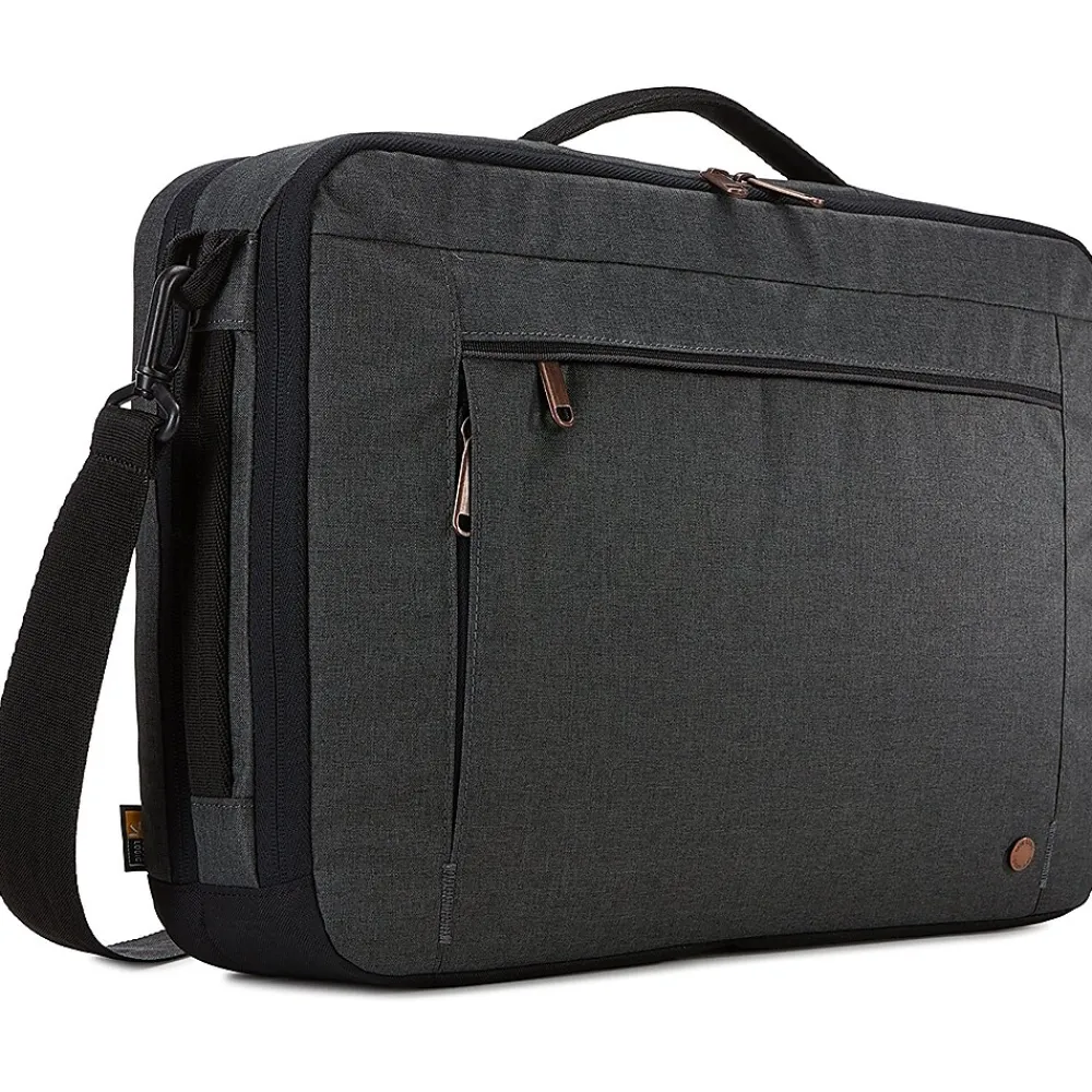 Case Logic ERA Hybrid Laptop Briefcase, Black Polyester (ERACV116OBSIDIAN)