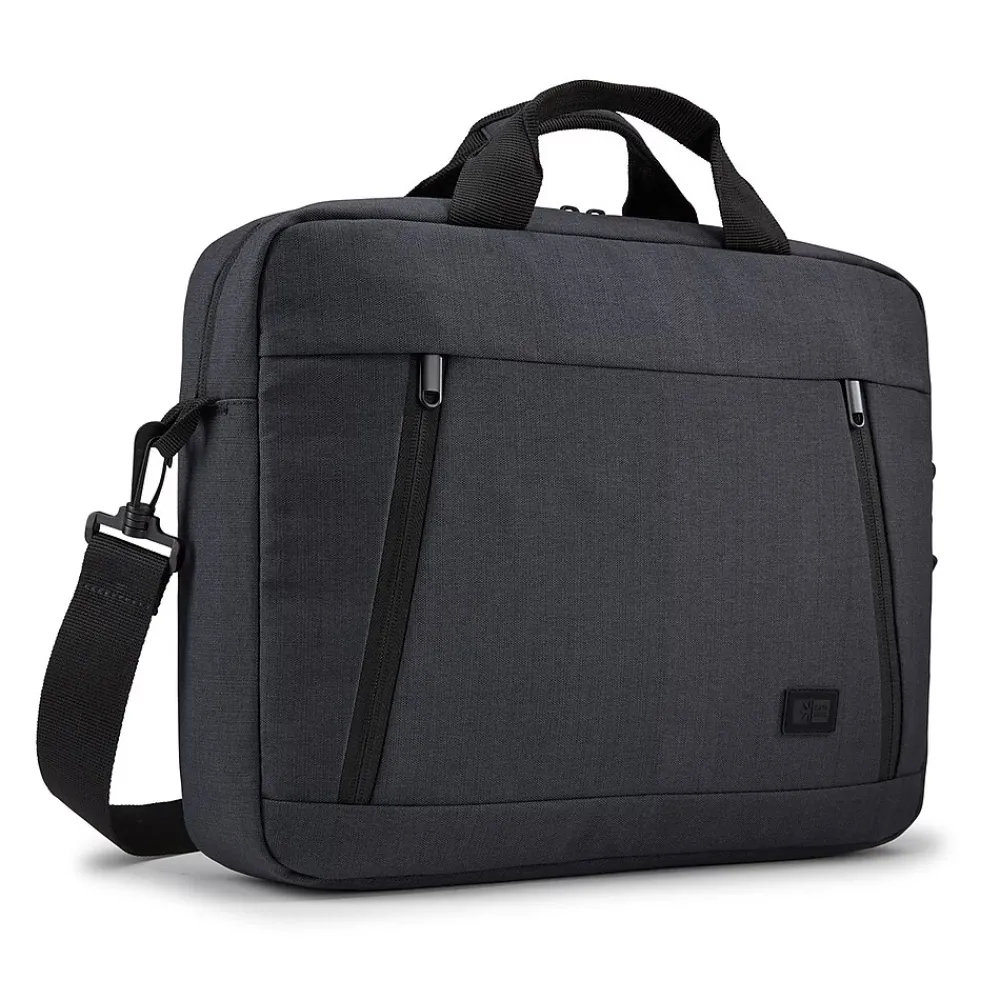 Case Logic Huxton 14" Laptop Attaché, Black (HUXA-214)