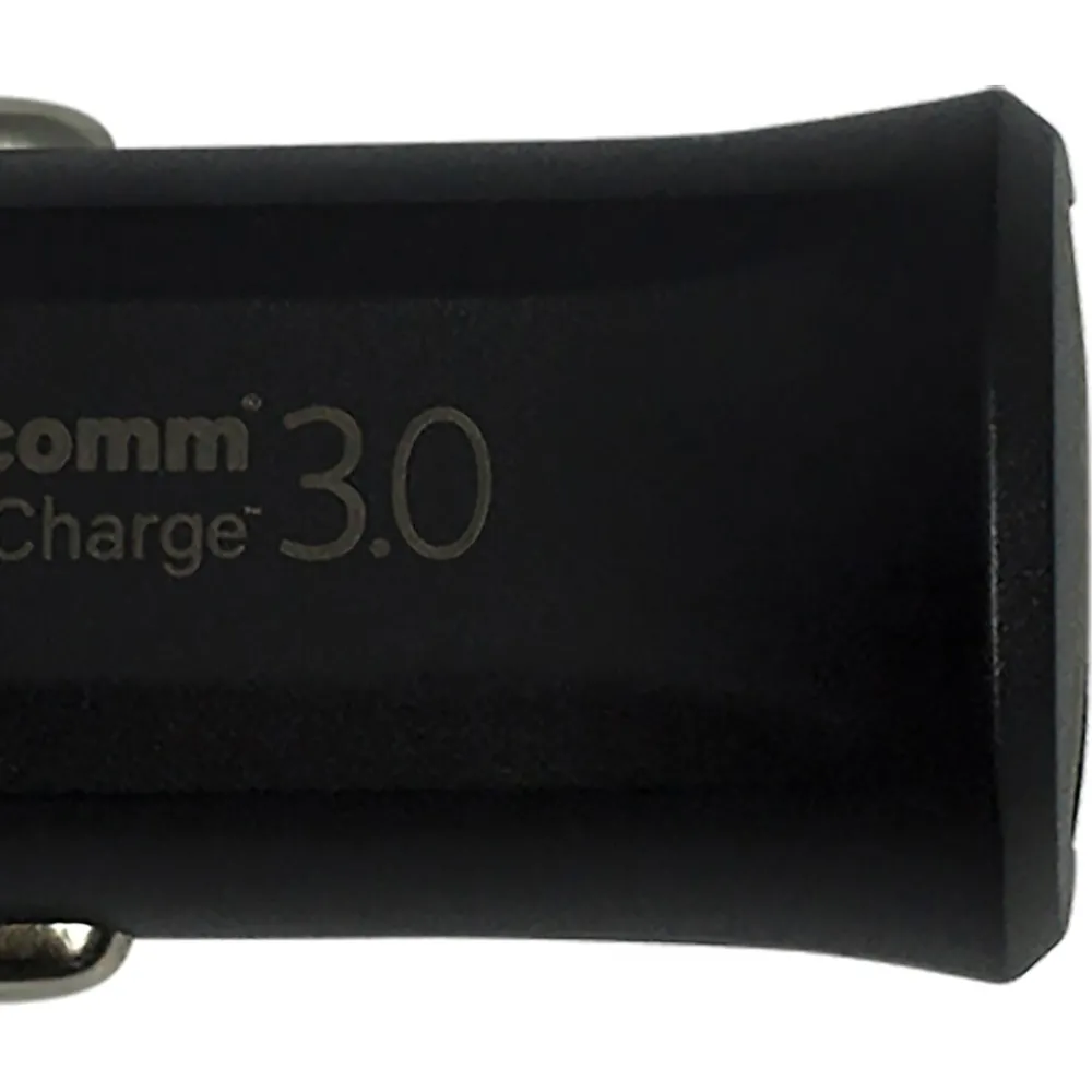 cellhelmet Qualcomm Quick Charge 3.0 Single-USB Fast Car Charger (CAR-QC-3/1-B)