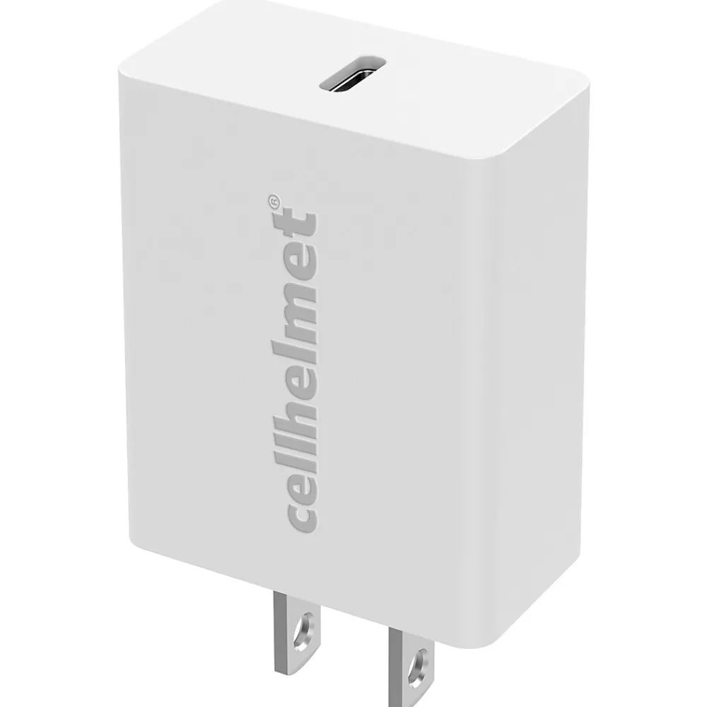 cellhelmet 20-Watt Single-USB Power Delivery Wall Charger (WALL-PD-20W-W)