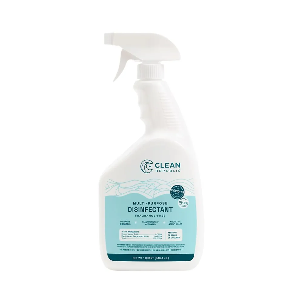 Clean Republic Multipurpose Disinfectant, 32 Fl. Oz., Dozen (CH-1107)