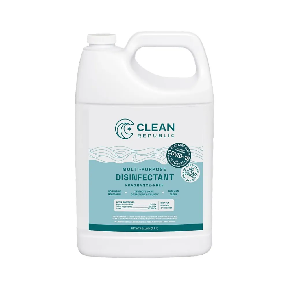 Clean Republic Multipurpose Disinfectant, 1 Gal., 4/Carton (CH-1111)