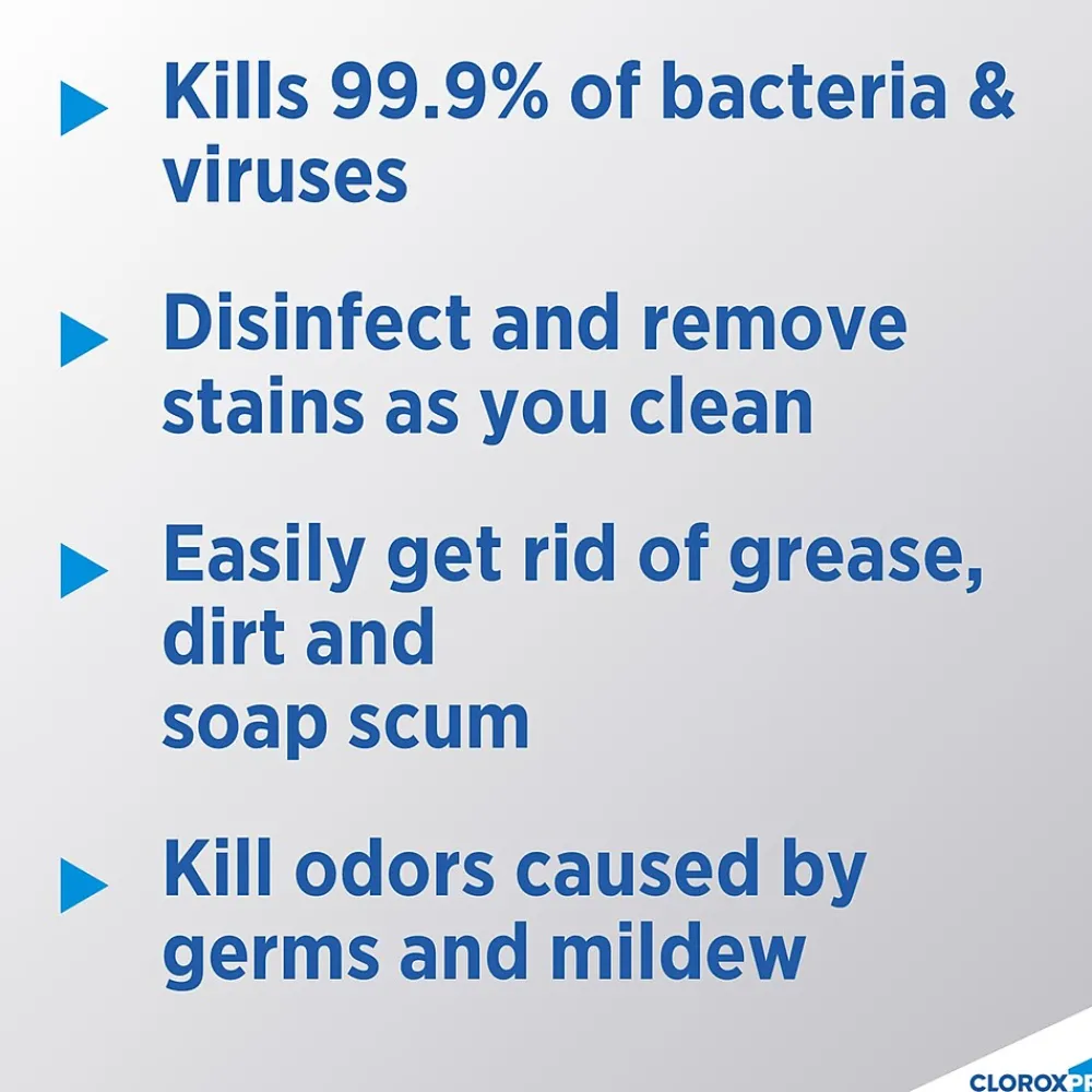 CloroxPro Clorox Clean-Up Disinfectant Cleaner with Bleach Refill, Unscented, 128 oz., 4/Carton (CLO 35420CT)