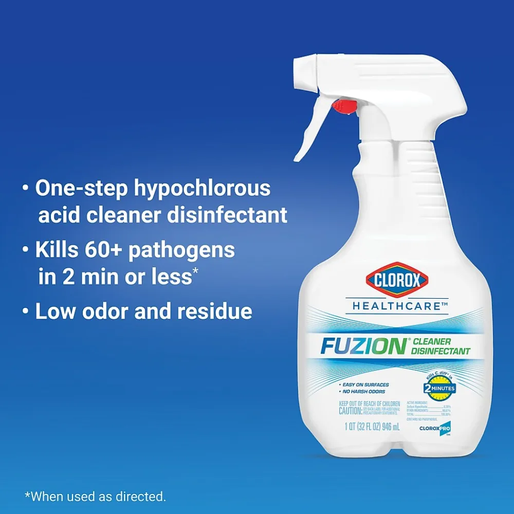 Clorox Healthcare Fuzion Cleaner Disinfectant Spray, 32 fl. Oz. (31478)