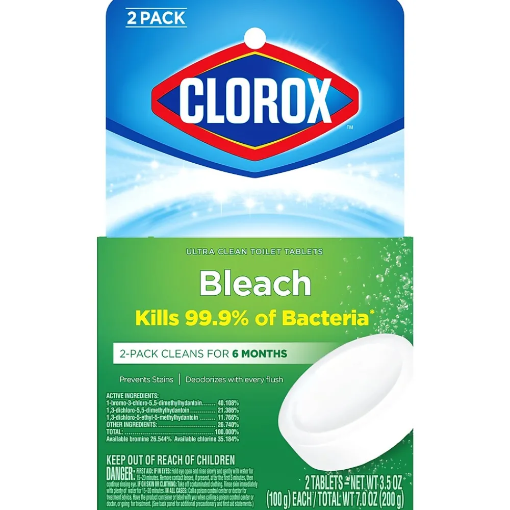 Clorox Ultra Clean Toilet Tablets Bleach, 3.5 oz. (CLO30024)