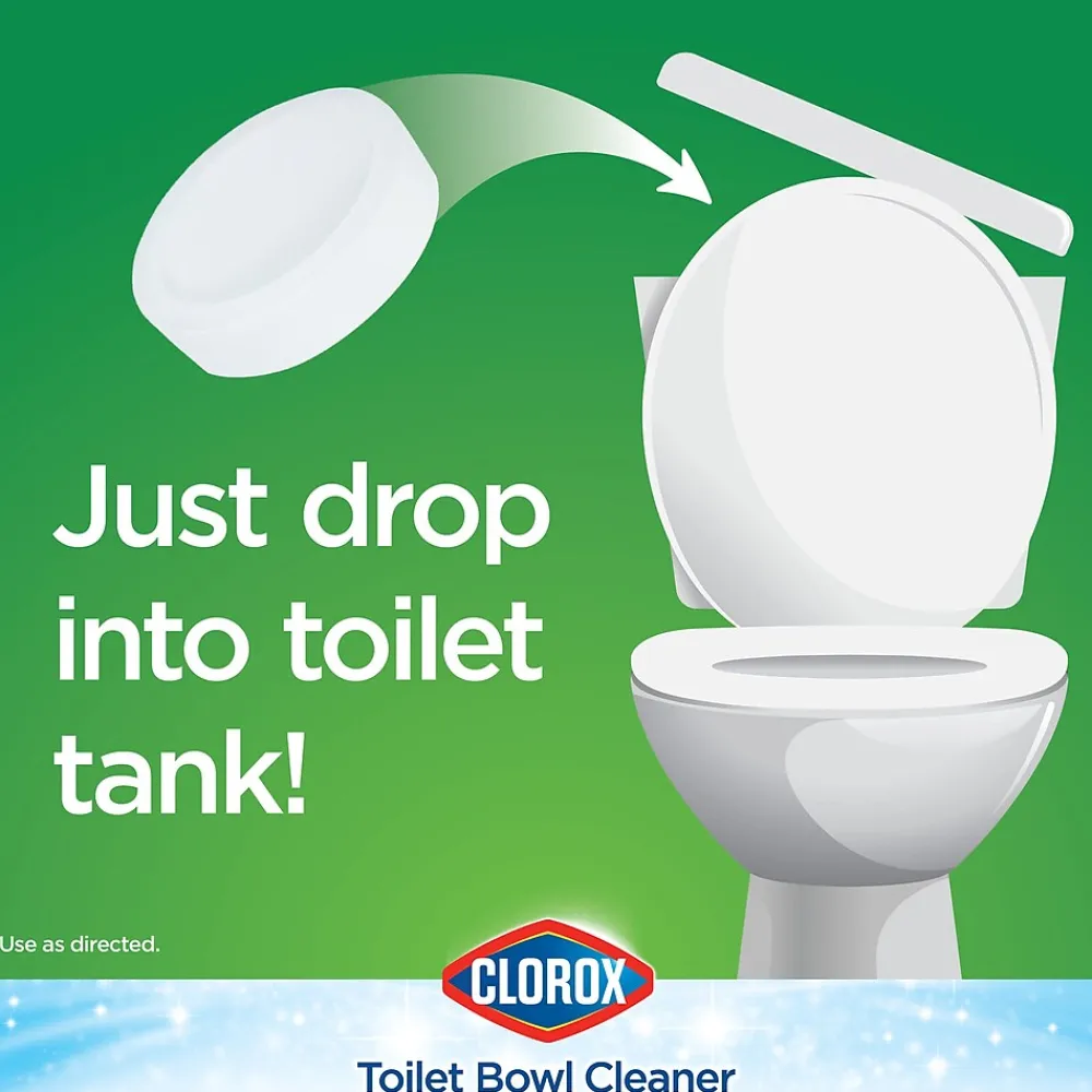 Clorox Ultra Clean Toilet Tablets Bleach, 3.5 oz. (CLO30024)