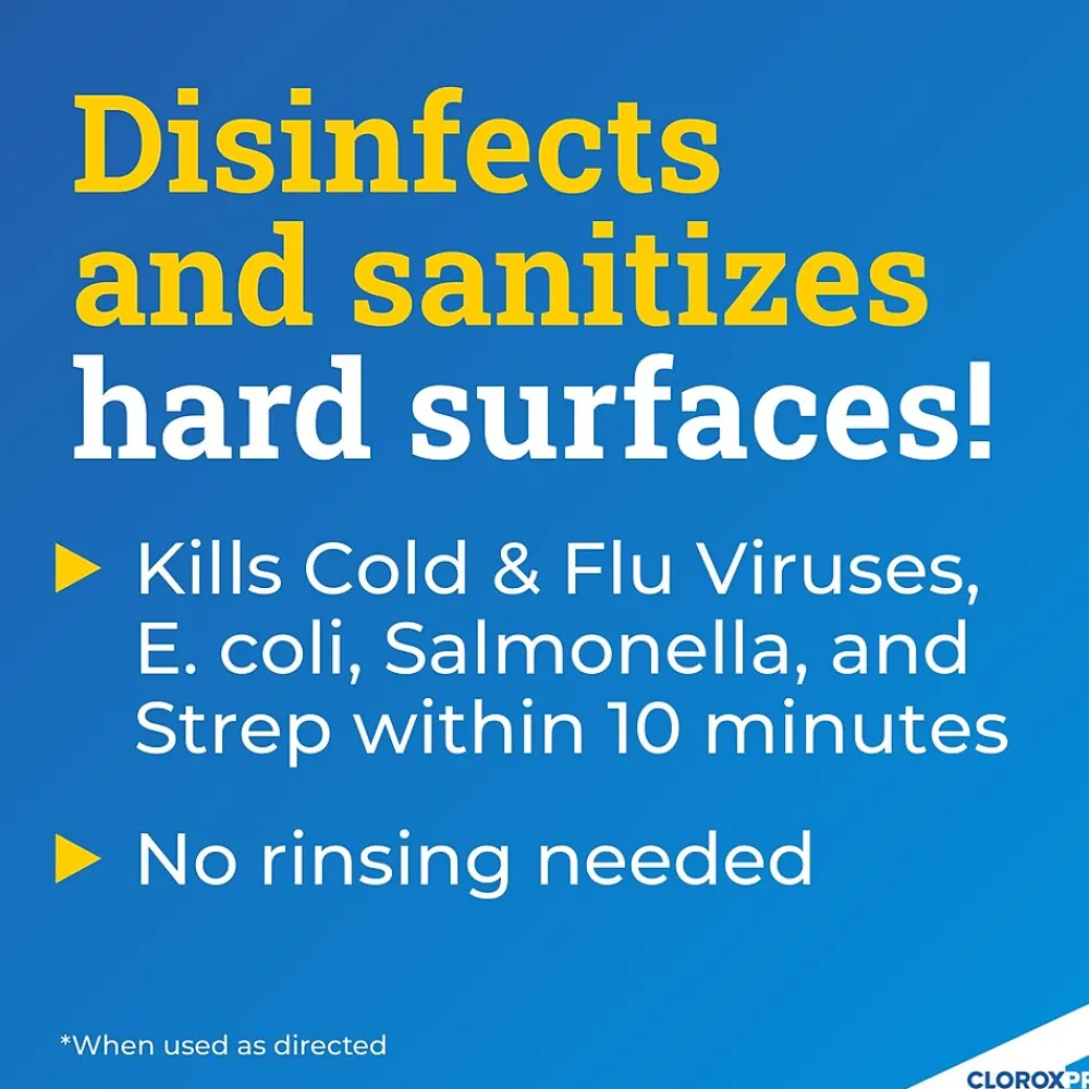 CloroxPro Anywhere Daily Disinfectant and Sanitizer, 32 fl. oz., 12/Carton (CLO01698CT)
