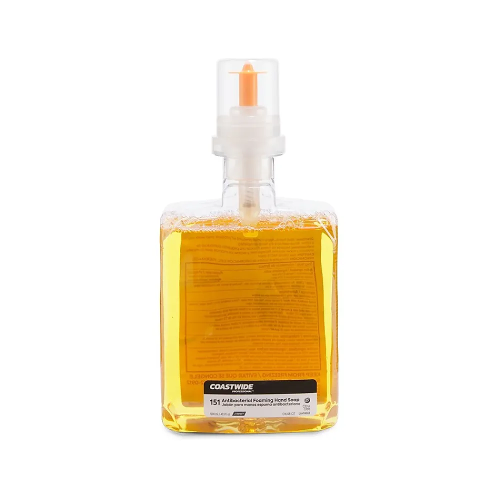 Coastwide Professional J-Series Antibacterial Foaming Hand Soap, Citrus, 1200 mL, 2/Carton (CWJSR-CIT)