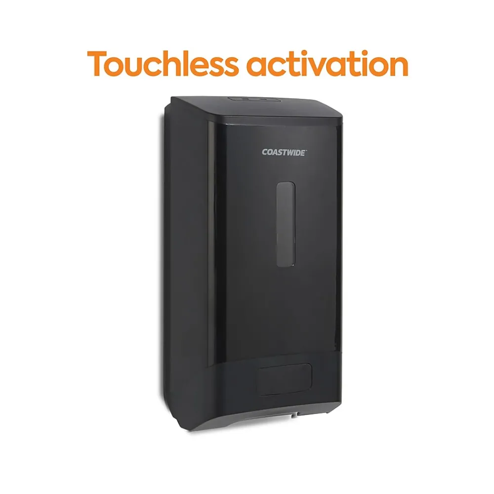 Coastwide Professional ™ J-Series Automatic Wall Mounted Hand Soap Dispenser, Black (CWJAS-B-CC)