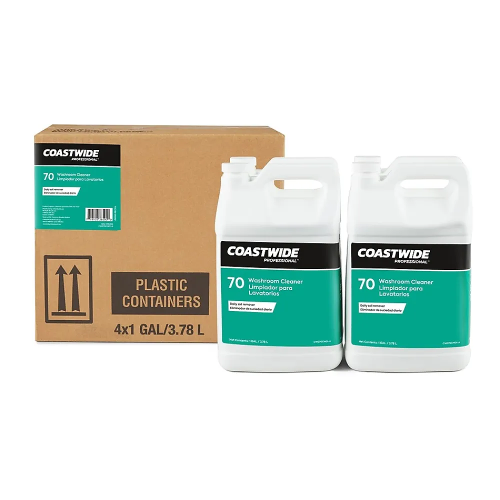 Coastwide Professional Washroom Cleaner 70, 3.78L, 4/Carton (CW700001-A)