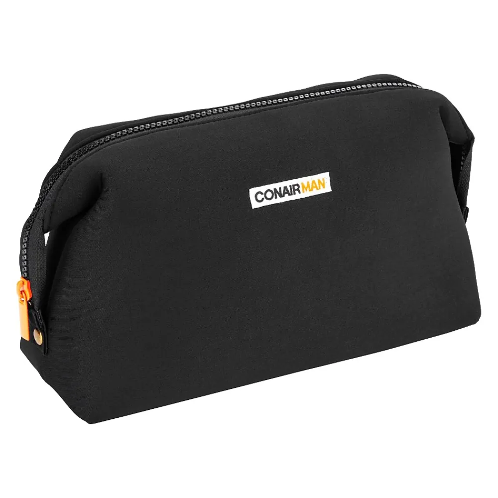 Conair 10.5" Neoprene Toiletry Bag Kit, Black (A29845)