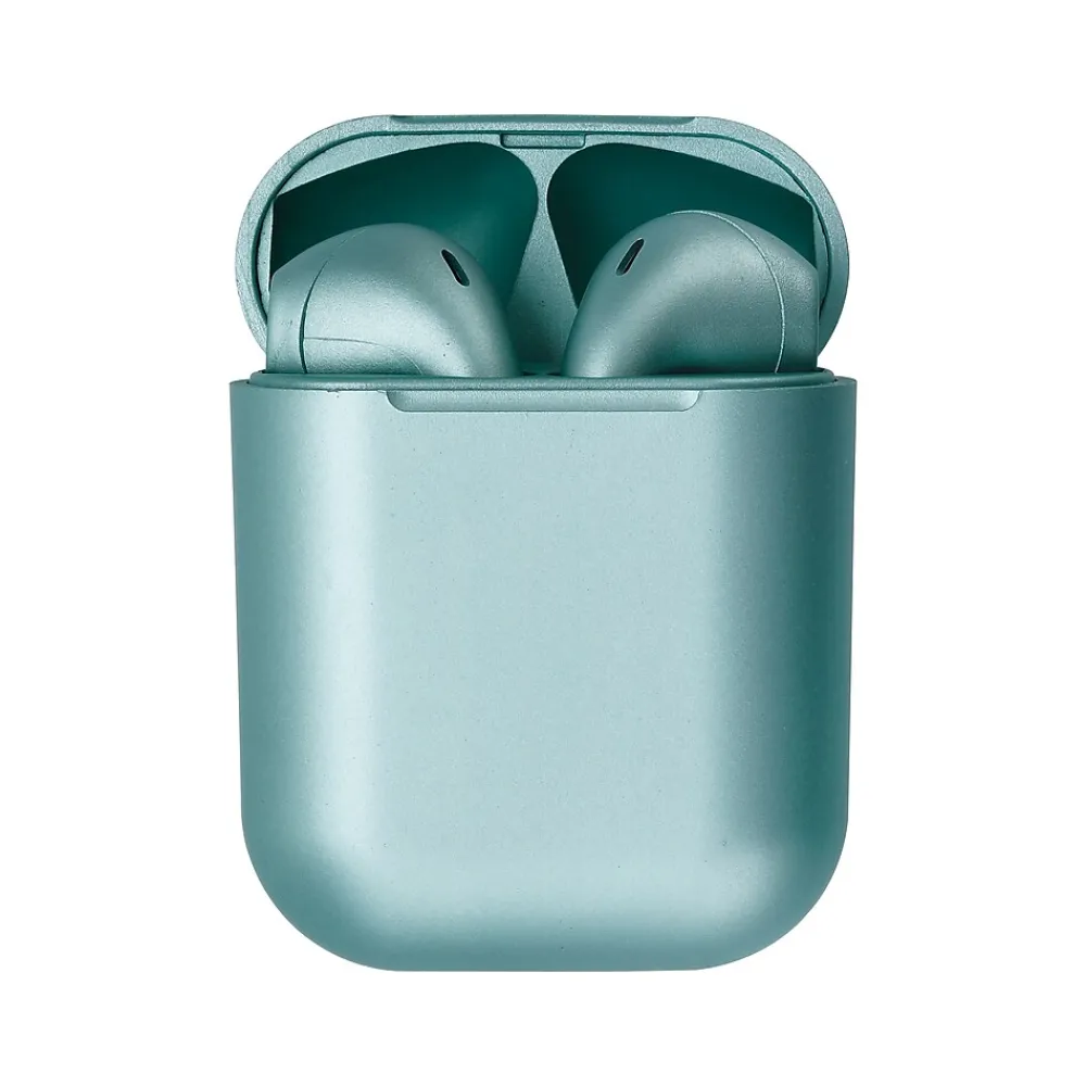 3D Luxe TWS Wireless Earbuds, Bluetooth, Satin Teal (TWS-Satin-Teal)