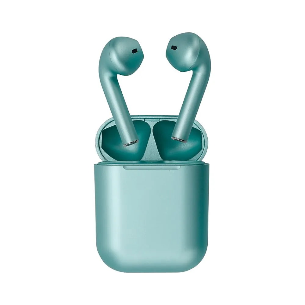 3D Luxe TWS Wireless Earbuds, Bluetooth, Satin Teal (TWS-Satin-Teal)