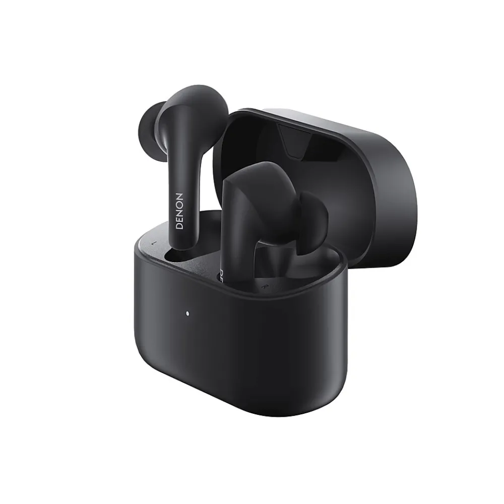 Denon Wireless Noise Canceling Earbuds, Bluetooth, Black (AHC630BK)