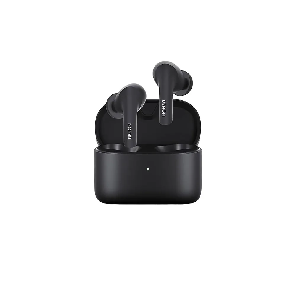 Denon Wireless Noise Canceling Earbuds, Bluetooth, Black (AHC630BK)