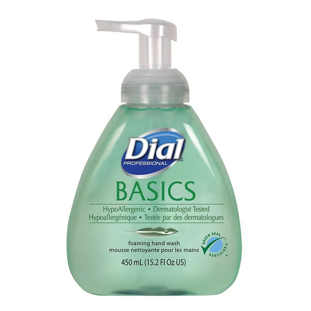 Dial Basics Foaming Hand Soap, Floral, 15.2 Oz., 4/Carton (98609)