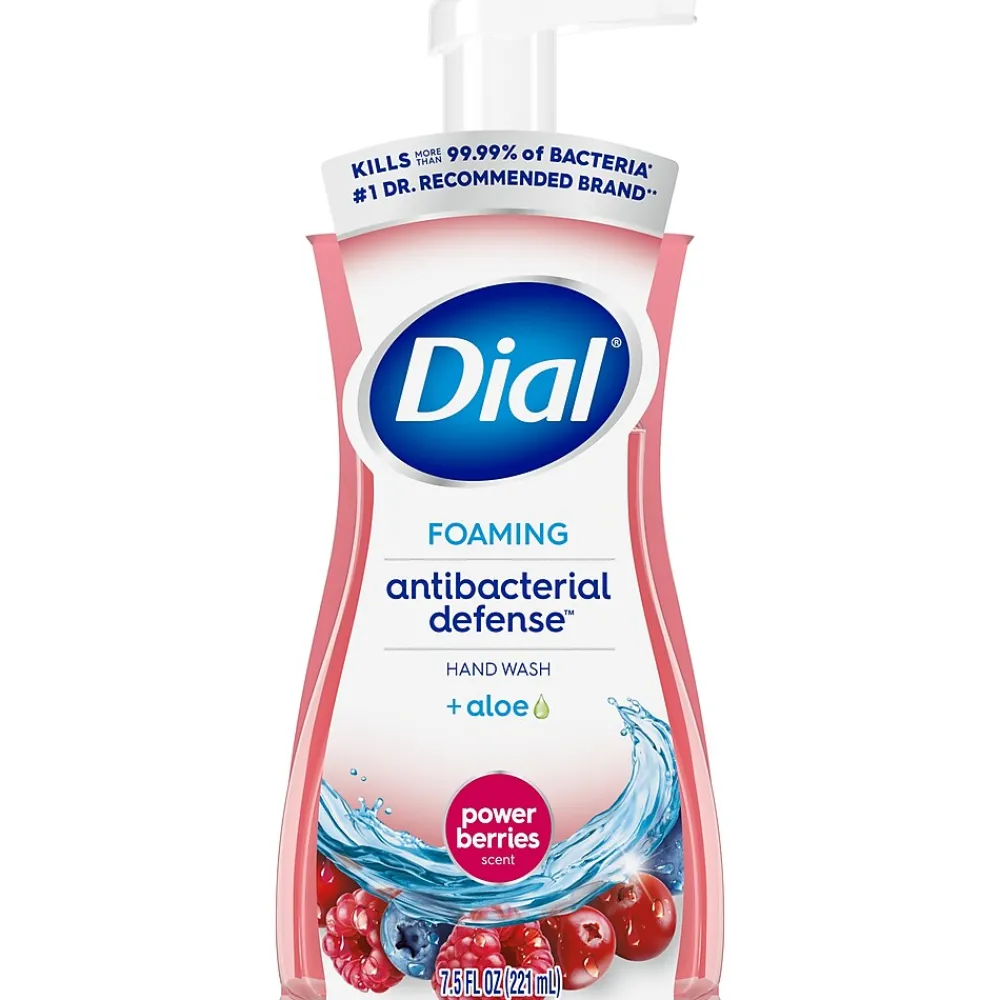 Dial Complete Antibacterial Foaming Hand Soap, Power Berries, 7.5 Oz. (DIA 03016)