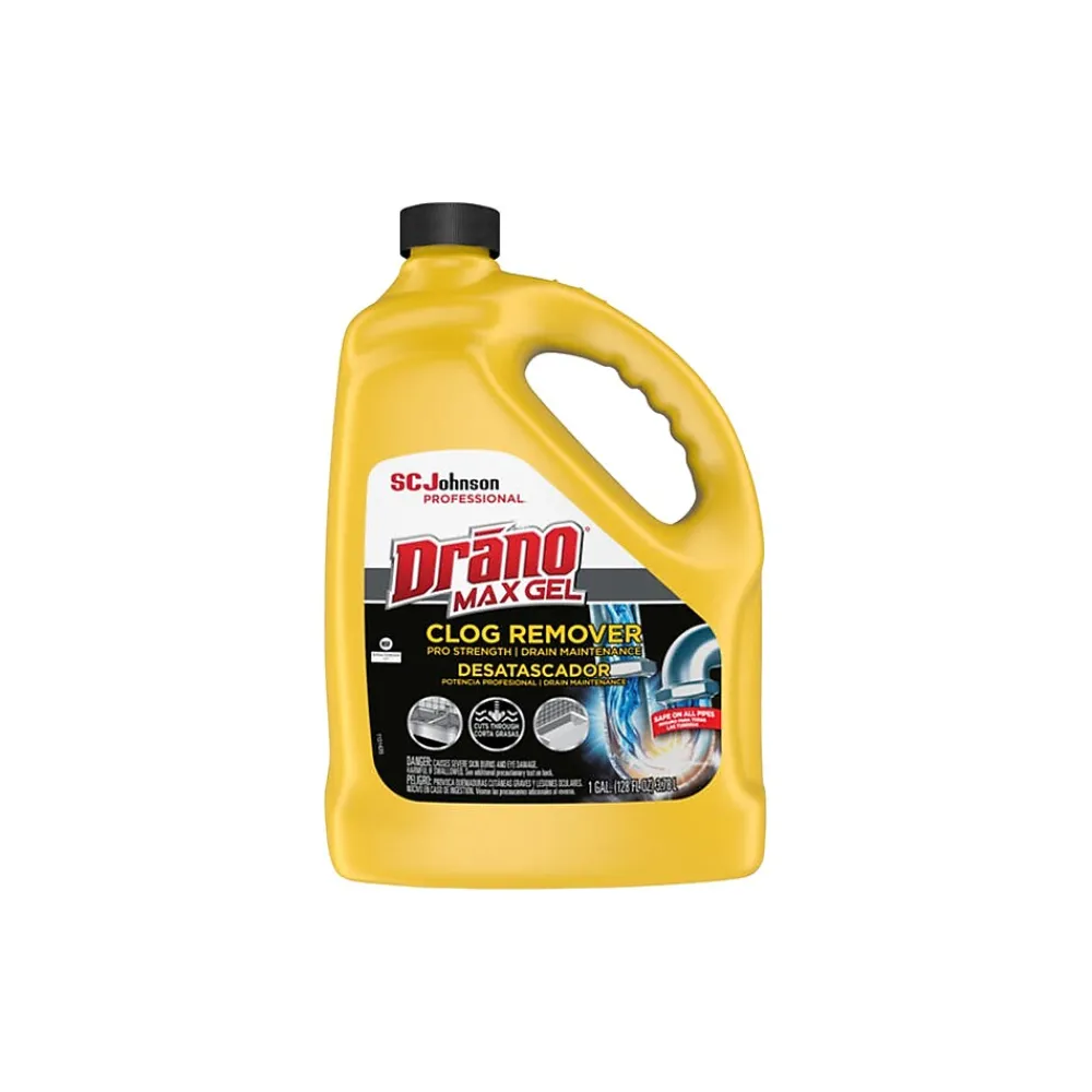 Drano Max Gel Clog Remover Drain Cleaner, 1 Gal. (696642EA)