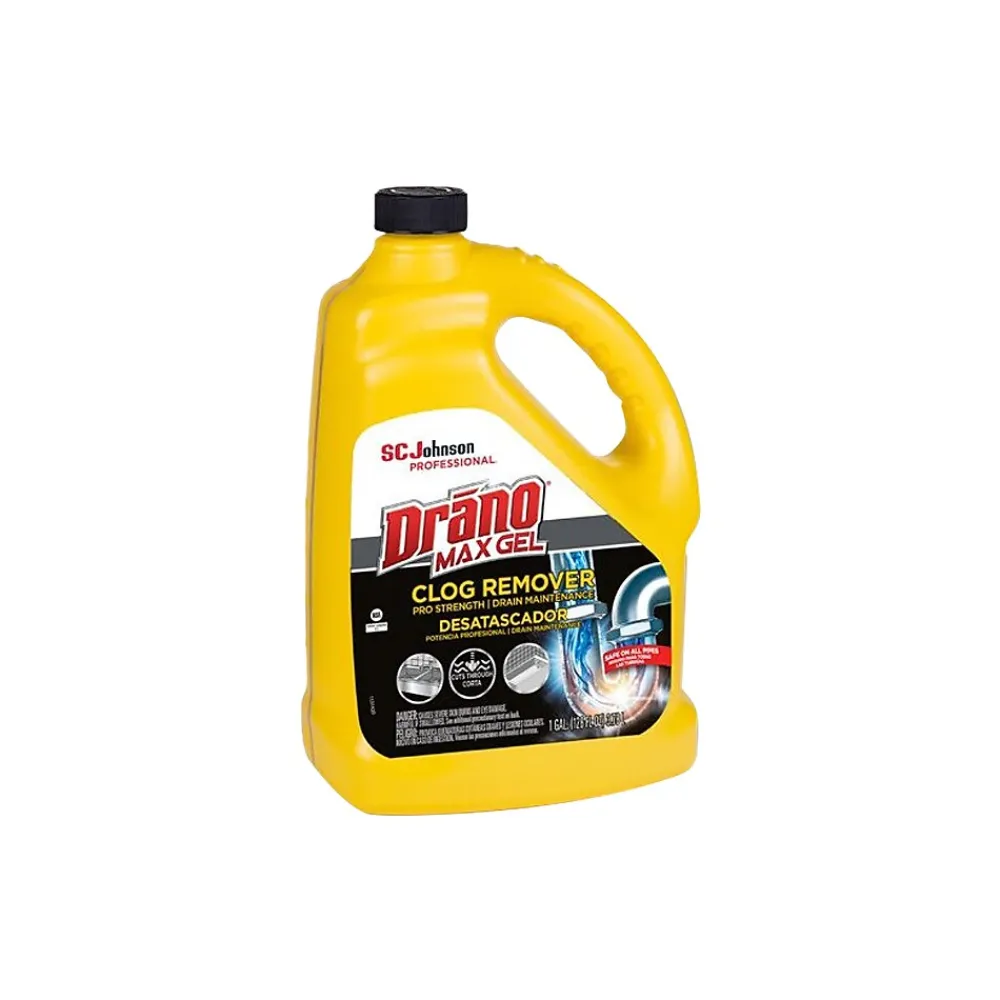 Drano Max Gel Clog Remover Drain Cleaner, 1 Gal. (696642EA)