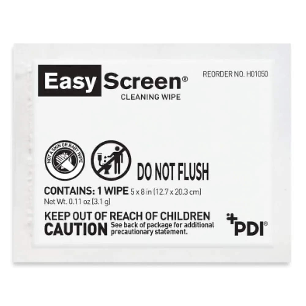 Easy Screen Cleaning Wipes, 50/Pack (H01050)