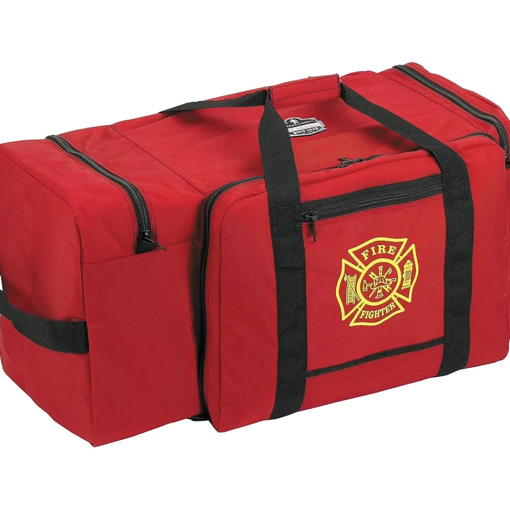 Ergodyne Arsenal 16" Nylon Firefighter Turnout Gear Bag, Red (13005)