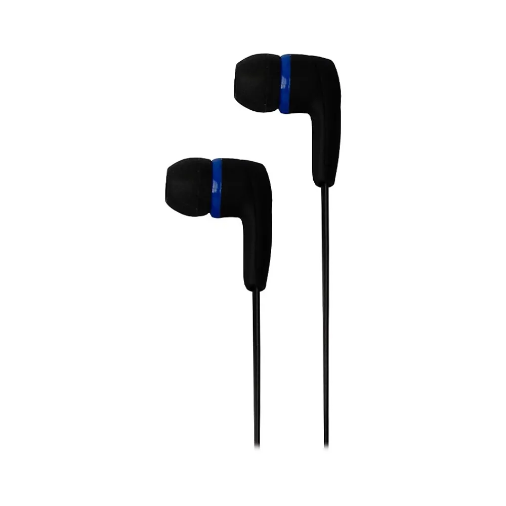 ESI Wireless Gear Earbud Headphones, Black/Blue (G0694)