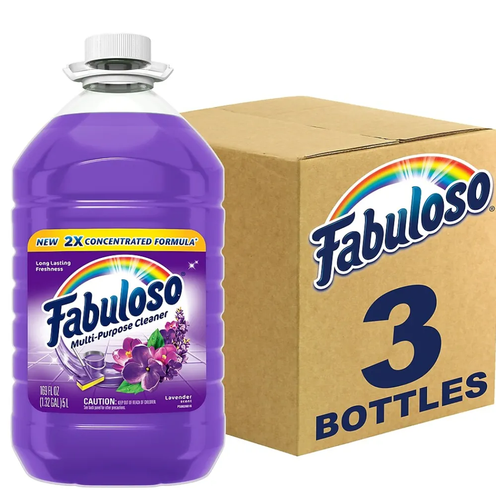 Fabuloso Multi-Purpose Cleaner, Lavender Scent, 169 fl. oz., 3/Carton (153122)