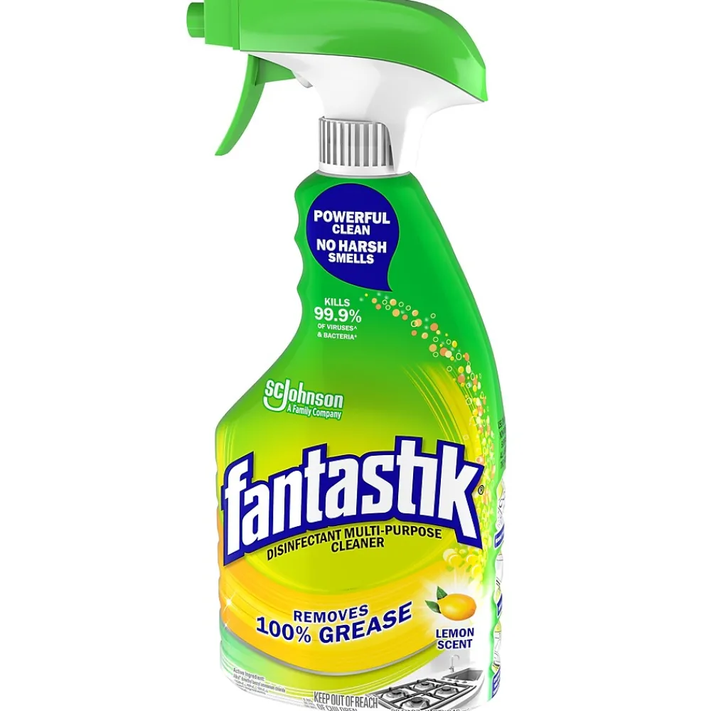 Fantastik Disinfectant All-Purpose Cleaner, Lemon, 32 Oz. (696717)