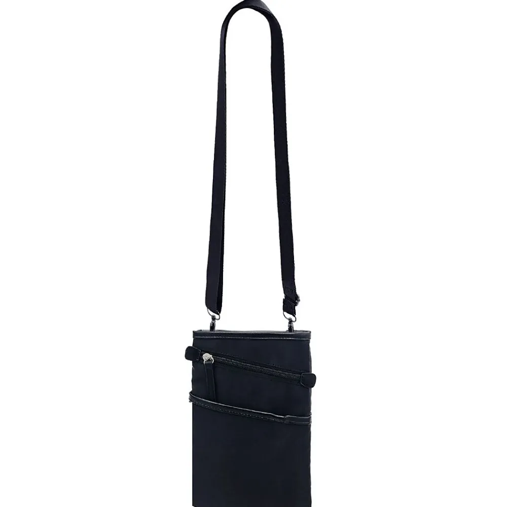 Francine Collection s City Slim Dallas Crossbody, Black (FWC7BKDALLAS23)