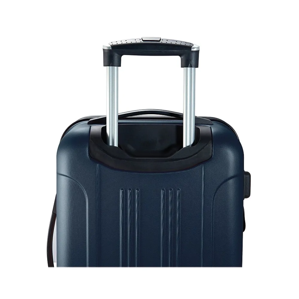 Geoffrey Beene 4-Piece Hardside Spinner Luggage Set, Navy (GB216-4)