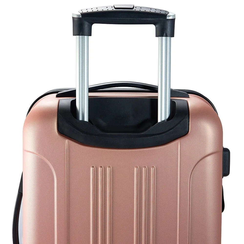 Geoffrey Beene 4-Piece Hardside Spinner Luggage Set, Pink (GB316-4)